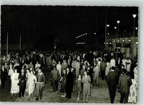 Westerland Promenade bei Nacht