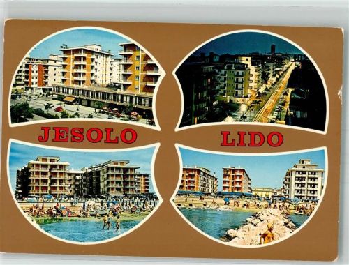 Jesolo 1974 Schwimmbad Strand Hotel