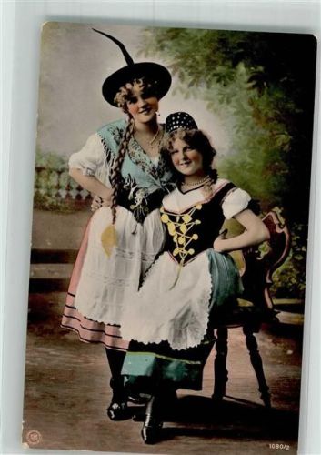 1910 Frauen Tracht Nr. 1080/2