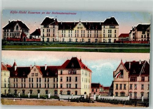 Köln Riehl 503 1916 Kaserne Boltensternstrasse WK I