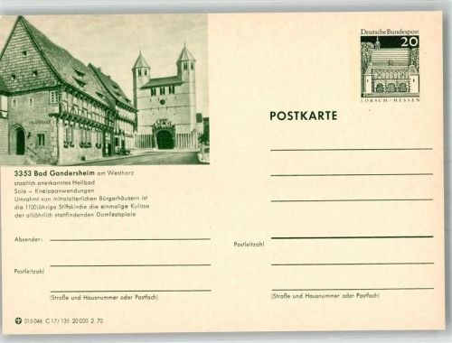Bad Gandersheim Stift- Kirche