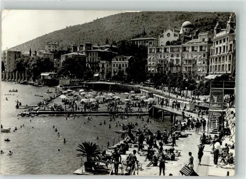 Opatija 1956 Schwimmbad Strand Hotel