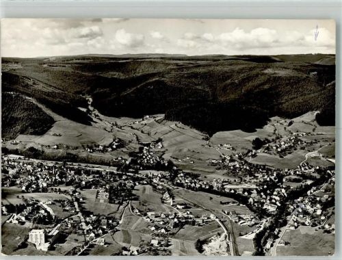 Baiersbronn 1972 Fliegeraufnahme