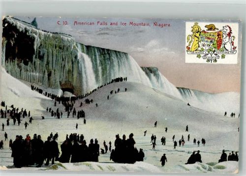 Niagara Falls 1930 Winter Ice Mountain
