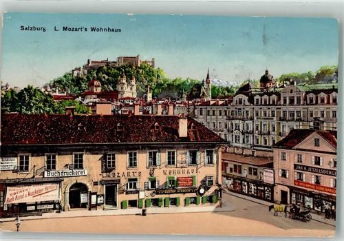 Salzburg 1915 Mozart Wohnhaus Burg