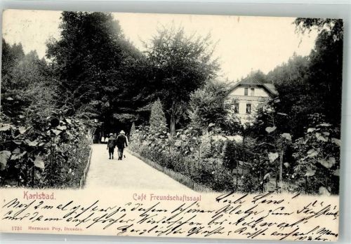 Karlovy Vary 1905 Cafe Freundschaftssaal