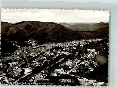 Bad Lauterberg Fliegeraufnahme des Ortes mit St. Benno-Kirche