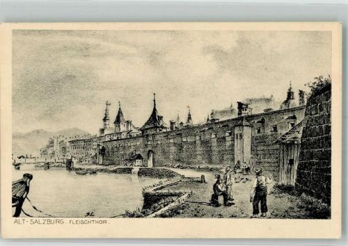 Salzburg Fleischtor Alt-Salzburg
