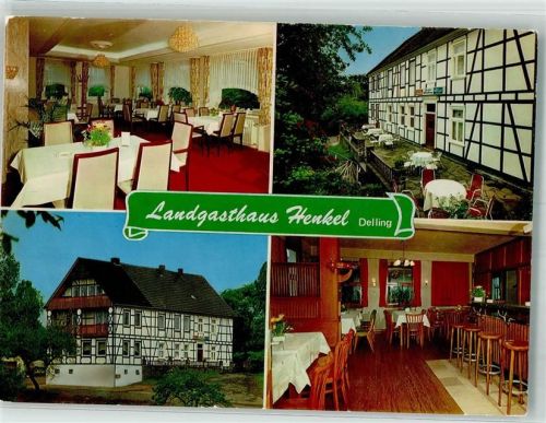 51515 W5067 Delling Foto AK Gasthaus Henkel
