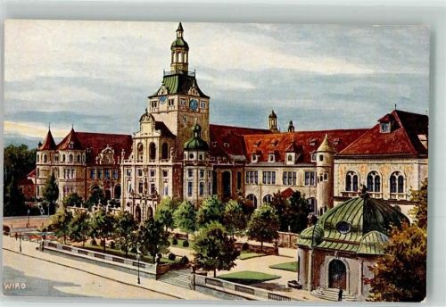 München Nationalmuseum Künstler Karte No. 2163 C
