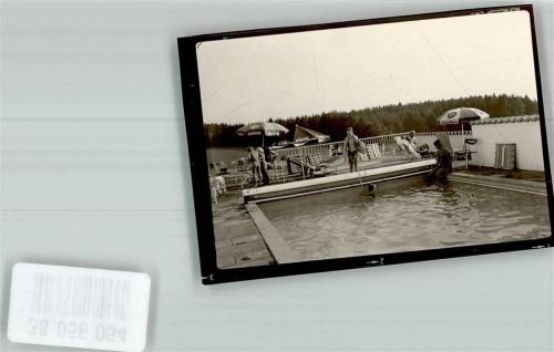 Schwend Schwimmbad Foto Original aus Archiv eines Ansichtskartenverlages