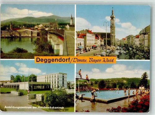 Deggendorf Schwimmbad Marktplatz Ausbildungszentrum Handwerkskamme