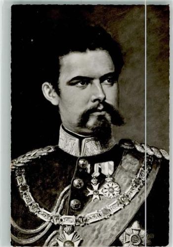 Portrait des Königs in Uniform mit Orden
