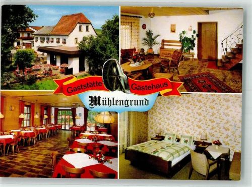 67259 W6711 Heuchelheim b Frankenthal, Pfalz - Pension Gasthaus Mühlengrund