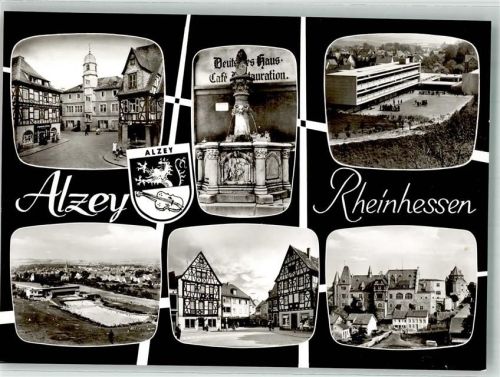Alzey Albert Schweitzer Schule Freibad Rathaus Schloss
