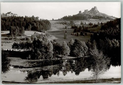 Flossenbürg Burg Ruine Foto Original aus Archiv eines Ansichtskartenverlages