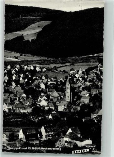 Olsberg 1960 Bahnpost Hagen/Westf. -Kassel Zug 2221