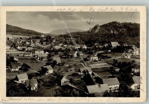 Kurort Jonsdorf 1928 Panorama des Ortes Silesia-Verlag Nr. 2062