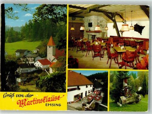 Emsing 1983 Gasthaus Martinsklause Kirche