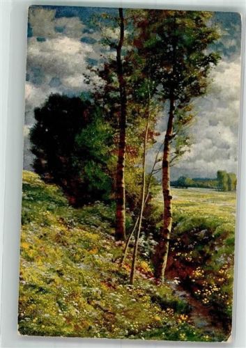 sign. Rüdisühli Frühling Birken Nr. 207