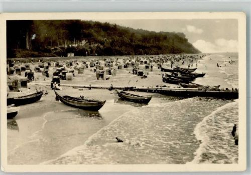 Seebad Bansin 1956 Schwimmbad Strand