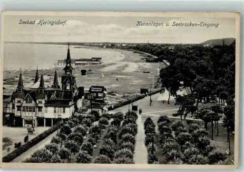 Heringsdorf Kuranlage Seebrückeneingang