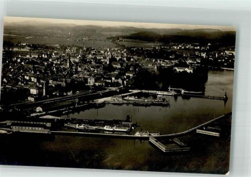 Konstanz Fliegeraufnahme Hafen