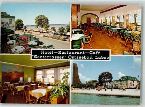 Laboe Hotel Gasthaus Cafe Seeterrassen Denkmal Ehrenmal