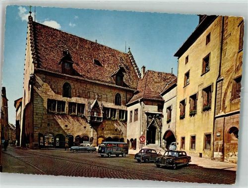 Regensburg Altes Rathaus VW T1 Mercedes Oldtimer