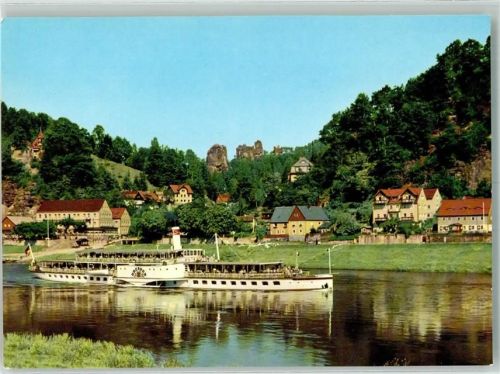 Rathen Kurort Raddampfer Dresden