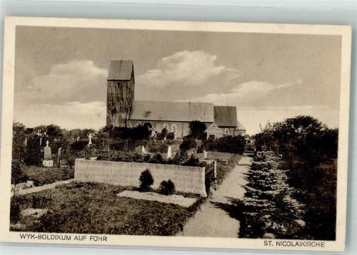 Boldixum 1927 Kirche St. Nicolai