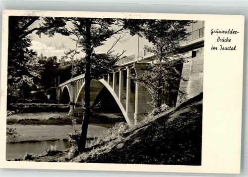 Grünwald 1960 Grünwalder Brücke isartal