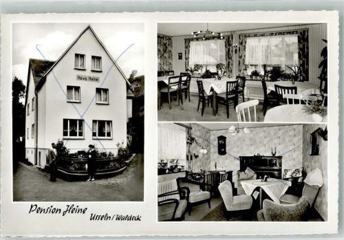 Usseln Pension Haus Heine Striche auf Bildsdeite