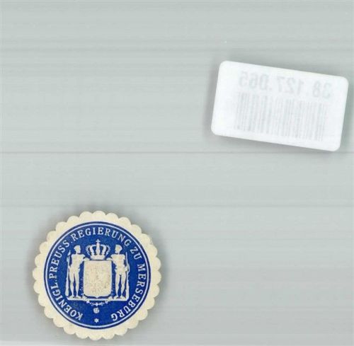 Merseburg Königl. Preuss. Regierung zu Merseburg