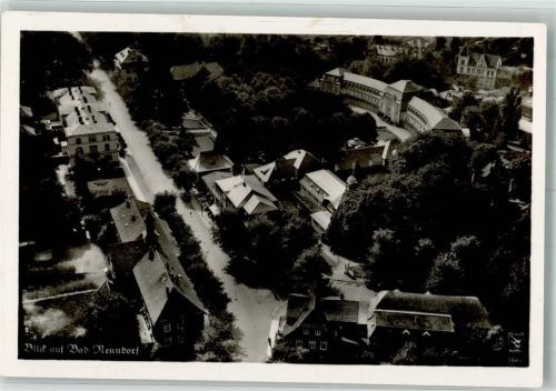 Bad Nenndorf Fliegeraufnahme des Ortes mit Grandhotel Esplanade am Kurpark Fotograf Klinke & Co.