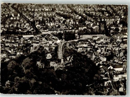 Bad Godesberg Fliegeraufnahme Godesburg