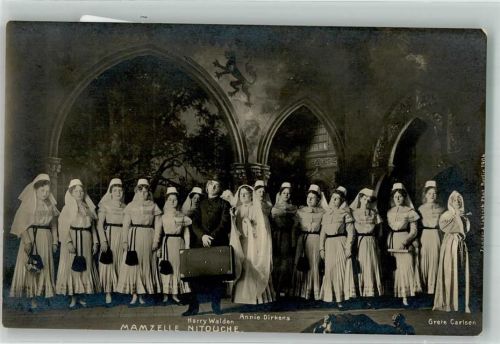 Szene aus Mam’zelle Nitouche von Herve mit Harry Walden Annie Dirkens Grete Carlsen