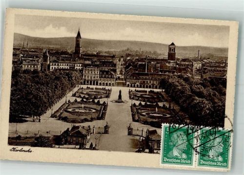 Karlsruhe Frankatur Vorderseite