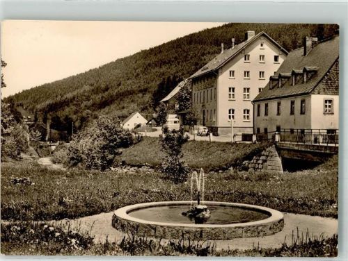 Wildenthal Hotel Konsum am Auersberg Stempel HPA Leipzig Fehlgeleitet