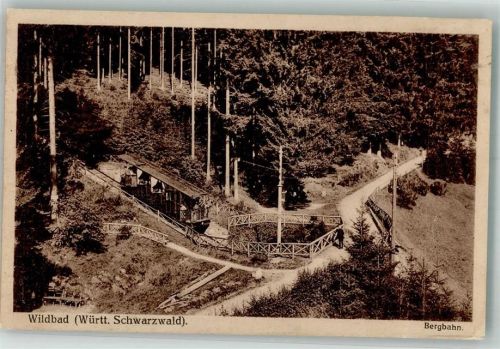 Bad Wildbad 1921 Bergbahn