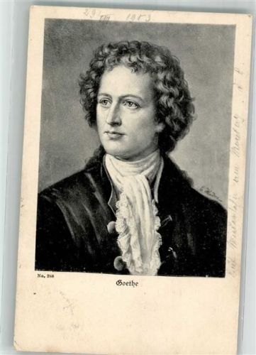 1903 Portrait des Dichters in jungen Jahren