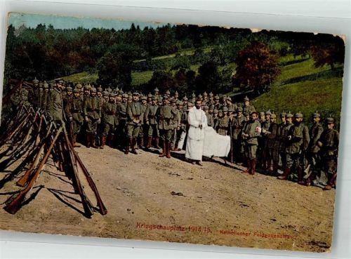 Kath. Feldgottesdienst 1914/15 Carl Eller No. 17329