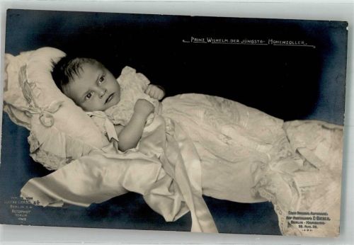1906 Der Prinz von Preußen als Baby Fotograf Bieber Verlag Gustav Liersch & Co. 1416