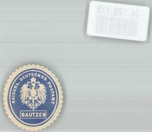 Bautzen Kaiserl.Deutsches Postamt Wappen