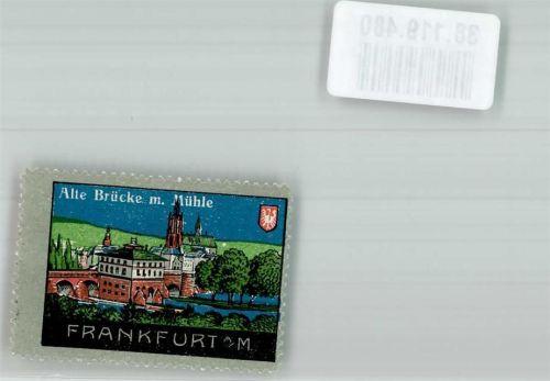 Frankfurt alte Brücke und Mühle