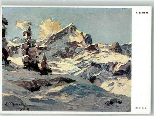 si Mercker E. Alpspitze Kunstverlag Fingerle u. Co. Nr. 5399