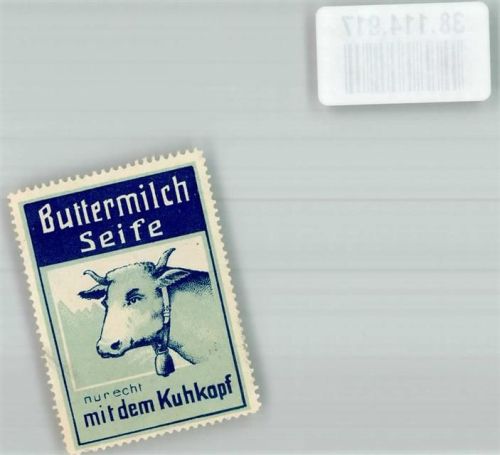 Oberstdorf Buttermilch Seife nur echt mit dem Kuhkopf