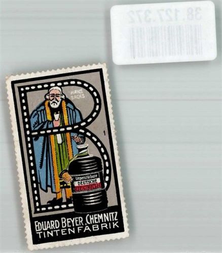 Chemnitz Deutsche Reichs Tinte Hans Sachs B Eduard Beyer Tintenfabrik