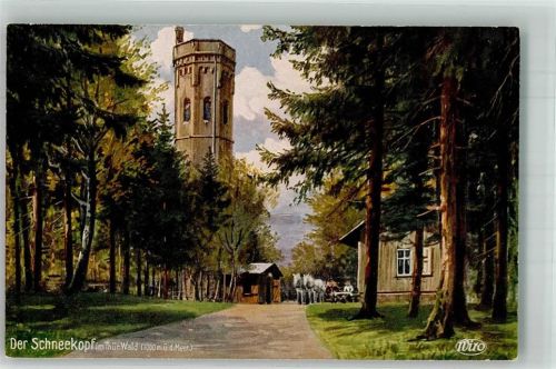 Suhl Der Schneekopf mit Aussichtsturm WIRO Die Schmücke Nr. 3138