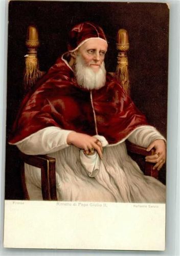 Firenze sign. Sanzio, Raffaello Papst Julius II Verlag Stengel & Co. No. 29828